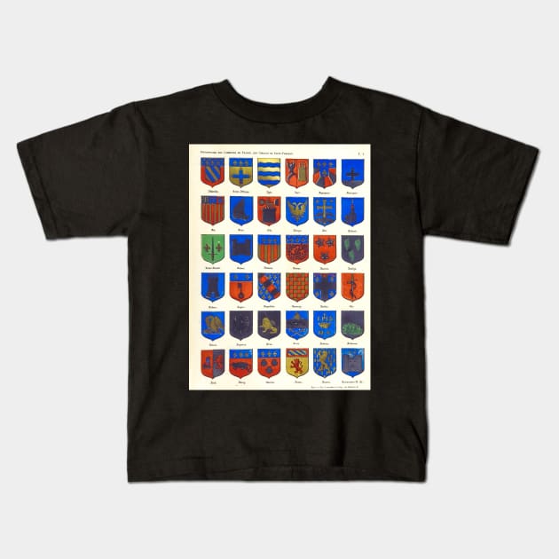 French Heraldry Kids T-Shirt by mike11209